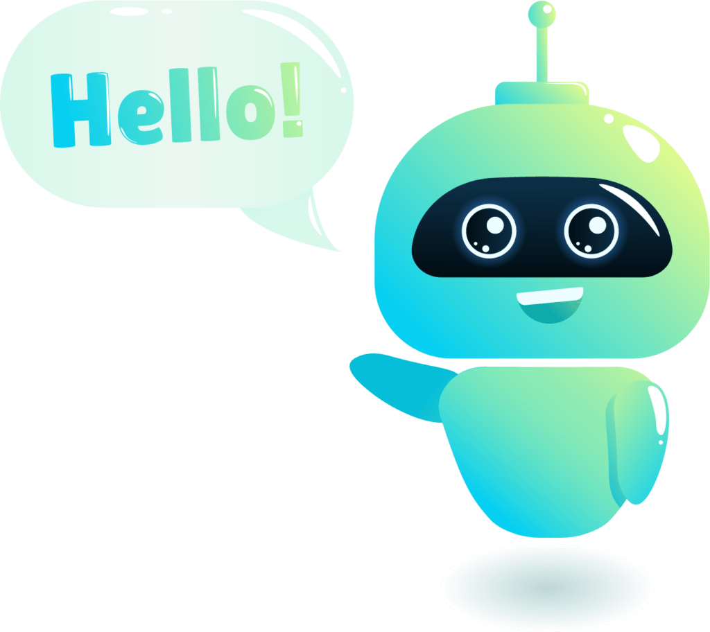 Illustration of a ChatGPT demo represented as a futuristic AI robot